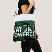 Natuur aangedreven. Eet Planten. Maak Gains. Tote Bag (Dichtbij)
