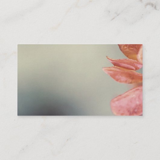  natuur aangepaste sjabloon voor visitekaartjes (Achterkant)