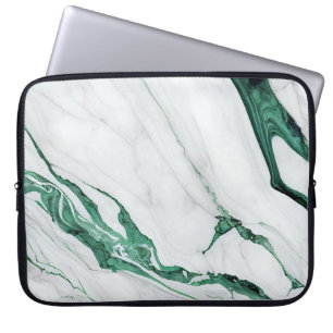 Natuur abstract marmeren patroon achtergrond achte laptop sleeve