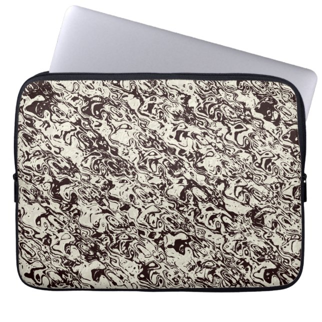 Natuur Abstract patroon Laptop Sleeve (Voorkant)