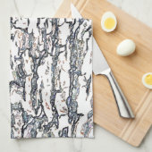 Natuur Abstract patroon Theedoek (Quarter Fold)