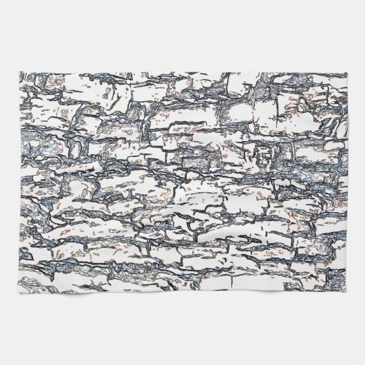 Natuur Abstract patroon Theedoek (Horizontaal)