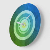 Natuur Abstract Shabby COOL Rustic Trendy Modern Grote Klok (Hoek)