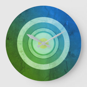 Natuur Abstract Shabby COOL Rustic Trendy Modern Grote Klok