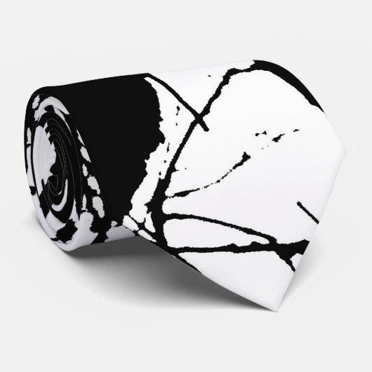 Natuur Abstract Stropdas (Opgerold)