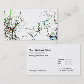 Natuur Abstract Visitekaartje van londen (Voorkant / Achterkant)