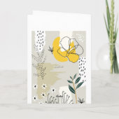 Natuur Abstracte Kaart (Achterkant)