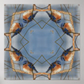 Natuur Abstracte Kaleidoscoop kunst Poster (Voorkant)