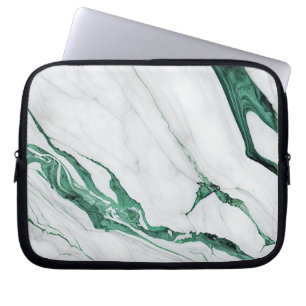 Natuur abstracte marmeren patroon achtergrond laptop sleeve