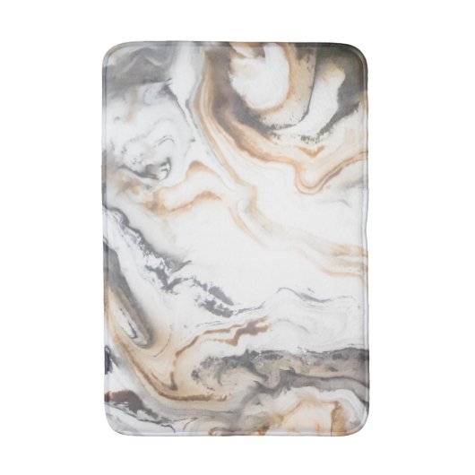 Natuur abstracte marmertextuur badmat (Voorkant Verticaal)