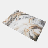 Natuur abstracte marmertextuur deurmat (Schuin)