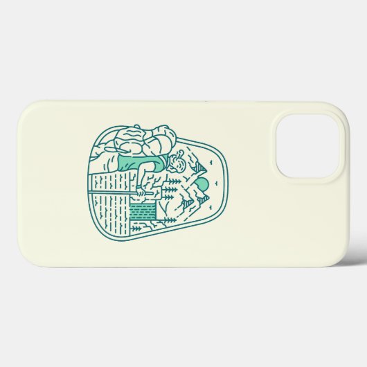 Natuur Adventure Backpacker 3 Case-Mate iPhone Case (Achterkant (horizontaal))