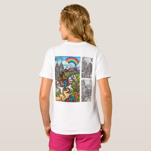 Natuur Adventure - Waanzinnige volière - Snippets T-shirt (Achterkant volledig)