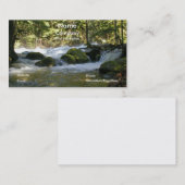 Natuur afbeelding visitekaartje (Voorkant / Achterkant)