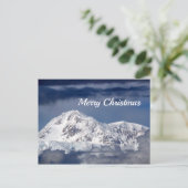 Natuur Alaska Denali Landschapsfoto Kerst Feestdagenkaart (Staand voorkant)