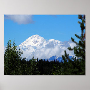 Natuur Alaska Denali Scenery Foto Poster