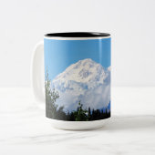 Natuur Alaska Denali Scenery Foto Tweekleurige Koffiemok (Voorkant links)