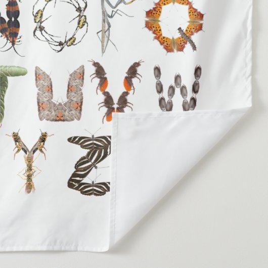 Natuur Alfabet Tapestry | Woodland Alphabet Wandkleed (Detail)
