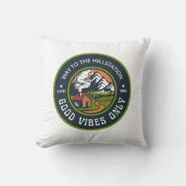 Natuur alleen goede vibes kussen