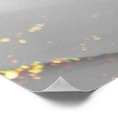 *~* Natuur AP49 MOOSE Artsy Forest Gold Glitter Poster (Hoek)