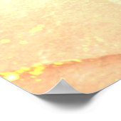 *~* Natuur AP49 MOOSE Artsy Forest Peach Glitter Poster (Hoek)