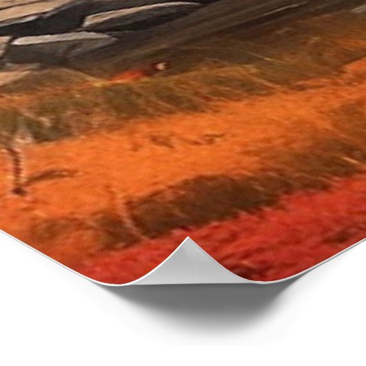 *~* Natuur AP49 MOOSE Mountain Forest STREAM Poster (Hoek)