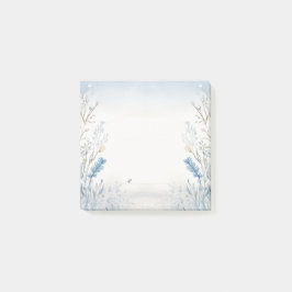 Natuur Aquarel Blauw Post-It Notities Pad Post-it® Notes