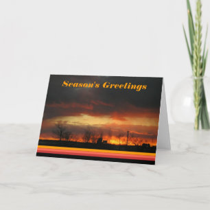 Natuur arizona-landschap in de groet van het seizo feestdagen kaart