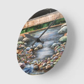 Natuur Art Brook in het bos Ronde Klok (Hoek)