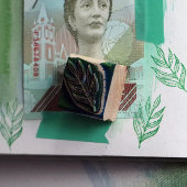 Natuur Art Leaf Design Rubberstempel