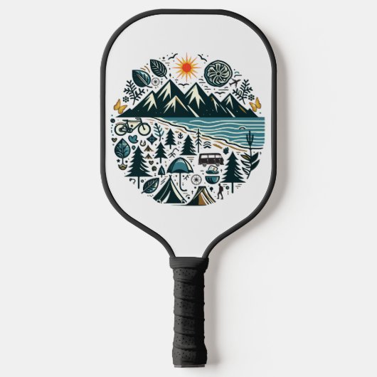 Natuur Avontuur Camping Reizen Verkenning Pickleball Paddle (Voorkant)