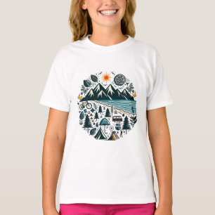 Natuur Avontuur Camping Reizen Verkenning T-shirt