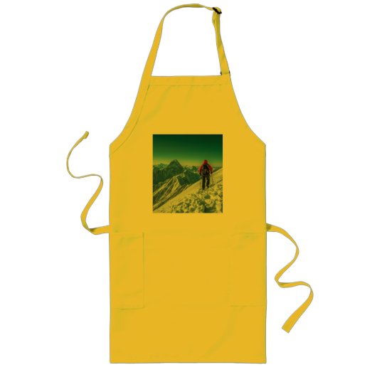 Natuur Avontuur Design Lang Schort (Voorkant)