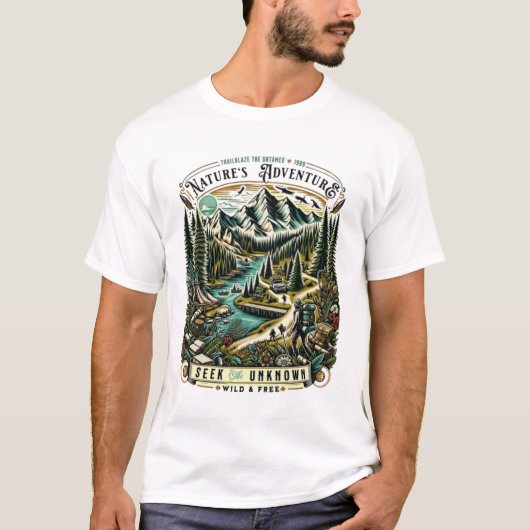 Natuur avontuur t-shirt (Voorkant)