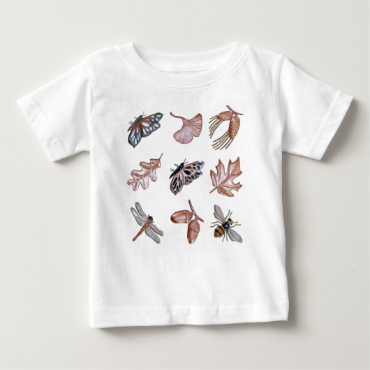 Natuur Baby T-shirt (Voorkant)