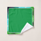 Natuur badhanddoeken set var bad handdoek (Wasdoekje)