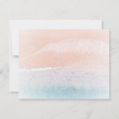 Natuur Beach Zand Zee Seaside Custom Sjabloon (Achterkant)