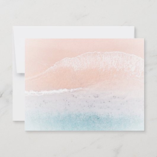 Natuur Beach Zand Zee Seaside Custom Sjabloon (Achterkant)