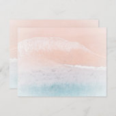 Natuur Beach Zand Zee Seaside Custom Sjabloon (Voorkant / Achterkant)