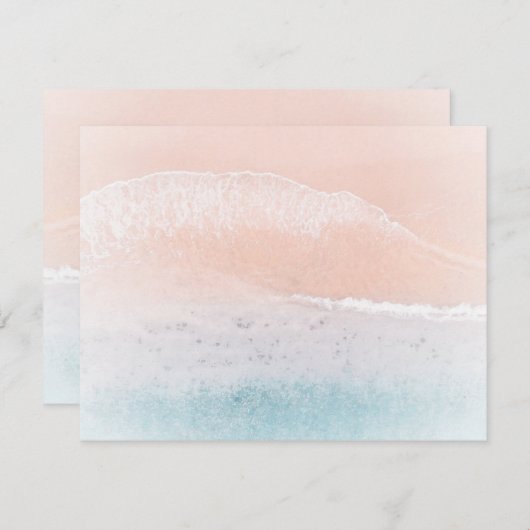 Natuur Beach Zand Zee Seaside Custom Sjabloon (Voorkant / Achterkant)