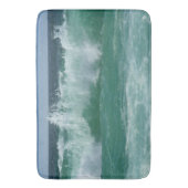 Natuur Beach Zee Waves Moderne Sjabloon Groot Badmat (Voorkant Verticaal)