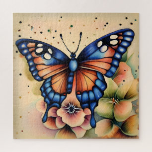 Natuur Beauty Butterfly Tranquil Vintage Legpuzzel
