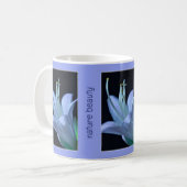 Natuur Beauty Hosta Bloemenfoto, Lavendelblauw Koffiemok (Voorkant links)