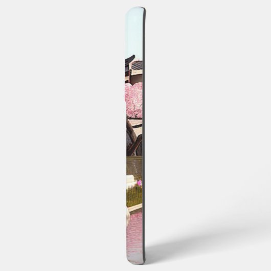 Natuur Beauty Sakura Cherry Blossom Garden Uitzich Samsung Galaxy Hoesje (Linkerkant)