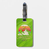 Natuur bellen | Mountain avontuur wacht Bagagelabel (Achterkant verticaal)