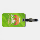 Natuur bellen | Mountain avontuur wacht Bagagelabel (Achterkant horizontaal)