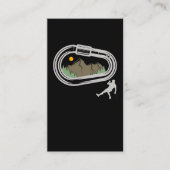 Natuur bergbeklimmer visitekaartje (Voorkant)