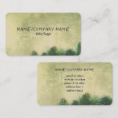 natuur bergdenbomen fotokunst visitekaartje (Voorkant / Achterkant)