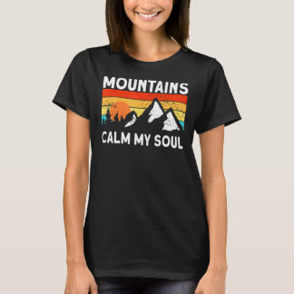 Natuur bergen kalm mijn Soul Mountainer Hikin T-shirt
