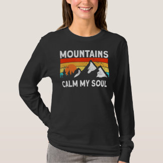 Natuur bergen kalm mijn Soul Mountainer Hikin T-shirt